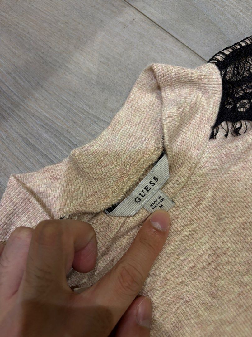 Guess Beige Dress (Category: Dresses) located in Pasig City. Submitted by chamoisee (Listing ID 1470669762, Image 2). Description: Guess Beige Dress 30” bust 33” length .