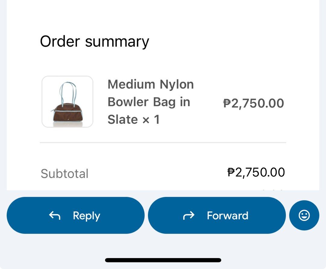 GVN Medium Nylon Bowler Bag in Slate (Category: Shoulder Bags) located in Paranaque City. Submitted by lulusclosetfinds (Listing ID 1470610985, Image 2). Description: wts lfb ph only used a few (3-5) times for a trip :) tag is removed but can include it for authenticity purposes~ in great condition (9.5/10) no dust bag included - Brand: GVN - Style: Medium nylon bowler shoulder bag - Color: Slate (Brown body with light blue straps and piping) - H