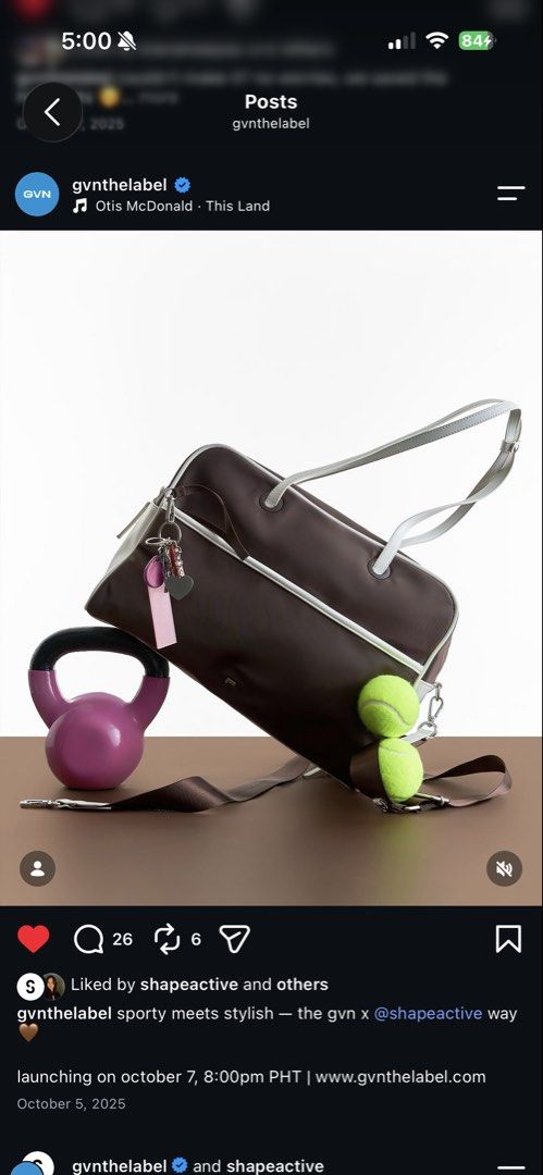 GVN x Shape bag in clay (Category: Shoulder Bags) located in San Juan City. Submitted by rodscleans (Listing ID 1470638134, Image 1). Description: read first purchased for 3,150 the perfect work/gym bag! Fits a 13-15” laptop and has so many useful compartments Rfs: decluttering and i dont use this as often as my other work bags :( Durable yet refined, our new bowler bag is crafted from water-resistant nylon and vegan leather — perfect for humid d
