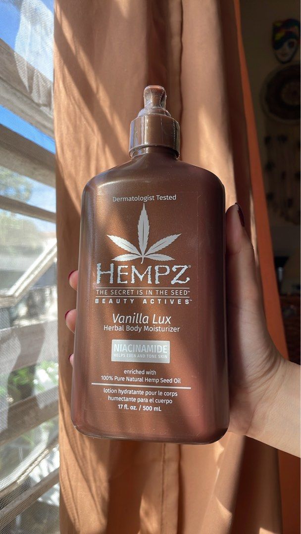 H e m p z body lotion (Category: Body Care) located in Bacoor. Submitted by mallimeow (Listing ID 1470559475, Image 2). Description: purchased for 24 USD each 1200 selling price pm for inquiries.