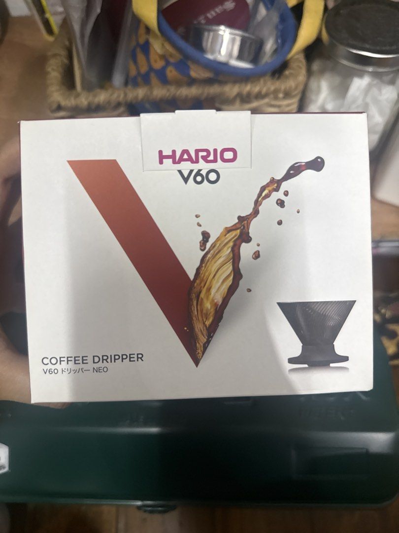 Hario V60 Dripper NEO 02 Black (Category: Coffee & Tea Tableware) located in Marikina City. Submitted by ellapam (Listing ID 1470600381, Image 1). Description: Brand new, unopened Hario V60 Coffee Dripper NEO (Size 02, Black). Made in Japan, fits 1-4 cups, and is dishwasher safe. Perfect for pour-over coffee lovers!.