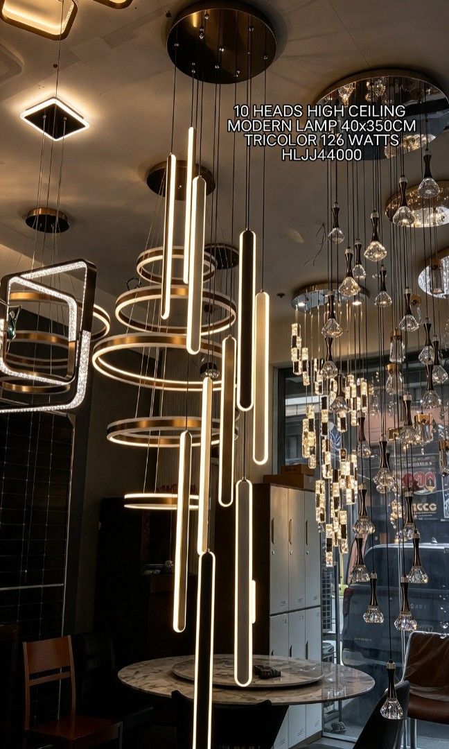 high ceiling Chandelier Lamps fixtures (Category: Lighting) located in Antipolo. Submitted by homelightingtrading (Listing ID 1470656053, Image 1). Description: 🪬🧿 COLLECTING ORDERS🧿🪬 SAME DAY DELIVERY SHIPPING We're now open to serve you DESIGN ORDER NAME ADDRESS LANDMARK CELLPHONE NUMBER.