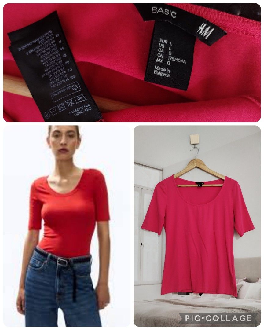 H&m pink shirt (Category: Shirts) located in Lucena. Submitted by styleddsc (Listing ID 1470680084, Image 1). Description: .