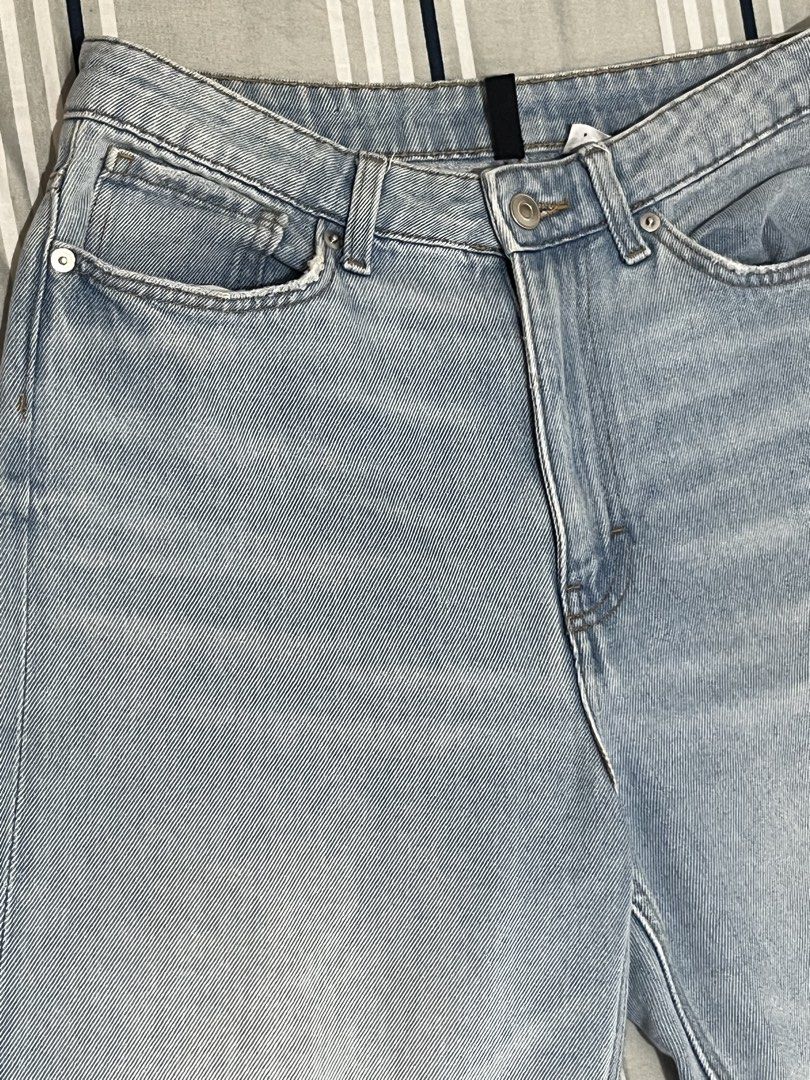 H&m wideleg pants (Category: Jeans) located in Baguio. Submitted by zaaaaaeeee (Listing ID 1470675609, Image 3). Description: preloved h&m wideleg pants Size 40 Negotiable🫶 Pm for details.