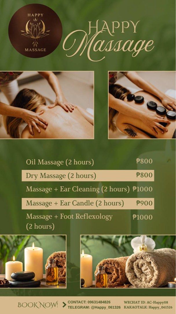 Home service massage (Category: Announcements) located in Manila. Submitted by happy_25_478 (Listing ID 1470615649, Image 1). Description: .