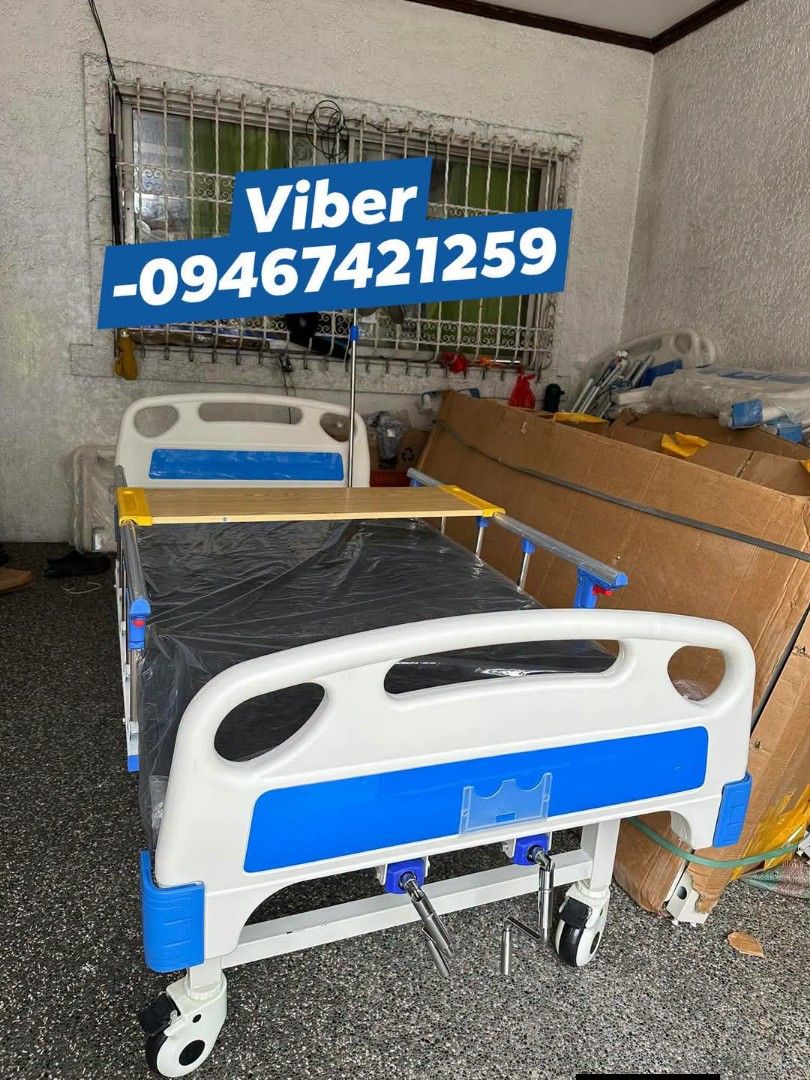 Hospital bed 2 cranks complete set (Category: Foot Care) located in Manila. Submitted by ewitlobita98152 (Listing ID 1470733437, Image 3). Description: ✅FOR SALE ‼️ HOSPITAL BED 2 CRANKS COMPLETE SET 🔴📌 AVAILABLE NOW✅ ✅ BRANDNEW ✅ HIGH QUALITY ✅ HEAVY DUTY ✅ SAME-DAY DELIVERY ✅OPEN FOR PICK UP OR DELIVER VIA LALAMOVE MODE OF PAYMENT ✅CASH ON DELIVERY (COD) ✅BANK TRANSFER ✅ GCASH PAYMENT LOCATION: 131 BULUSAN ST LALOMA QUEZON CITY.