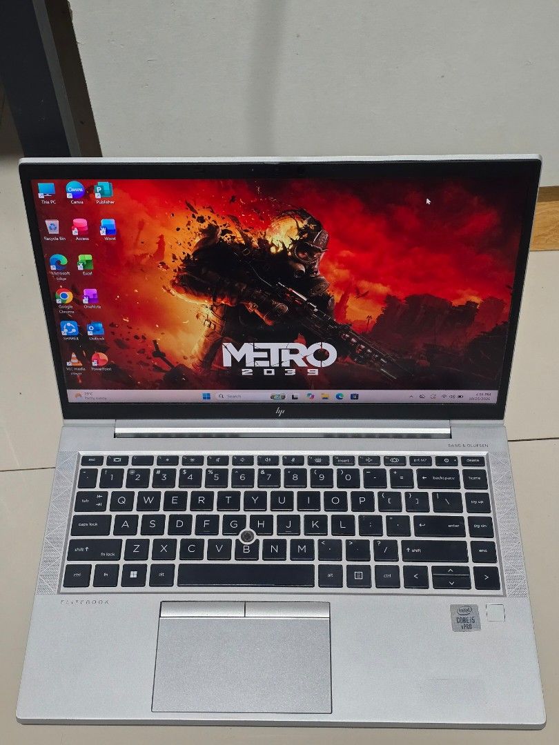 HP EliteBook Laptop Intel Core i5 vPro 10th gen (Category: Laptops & Notebooks) located in Cebu City. Submitted by charminegracelopez (Listing ID 1470681761, Image 2). Description: - (𝐑𝐞𝐬𝐭𝐨𝐜𝐤) FORSALE ✧˚.🎀༘⋆ (3pcs vailable) ₱18,000 ONLY HP ELITEBOOK 840 G7 CORE i5 VPRO 10TH GEN 16GB RAM 256GB NVME SSD BACKLIGHT KEYBOARD 14 INCHES SCREEN FINGERPRINT SCANNER PRIVACY SHUTTER ON WEBCAM FACE RECOGNITION WINDOWS 11 PRO ACTIVATED MICROSOFT OFFIC