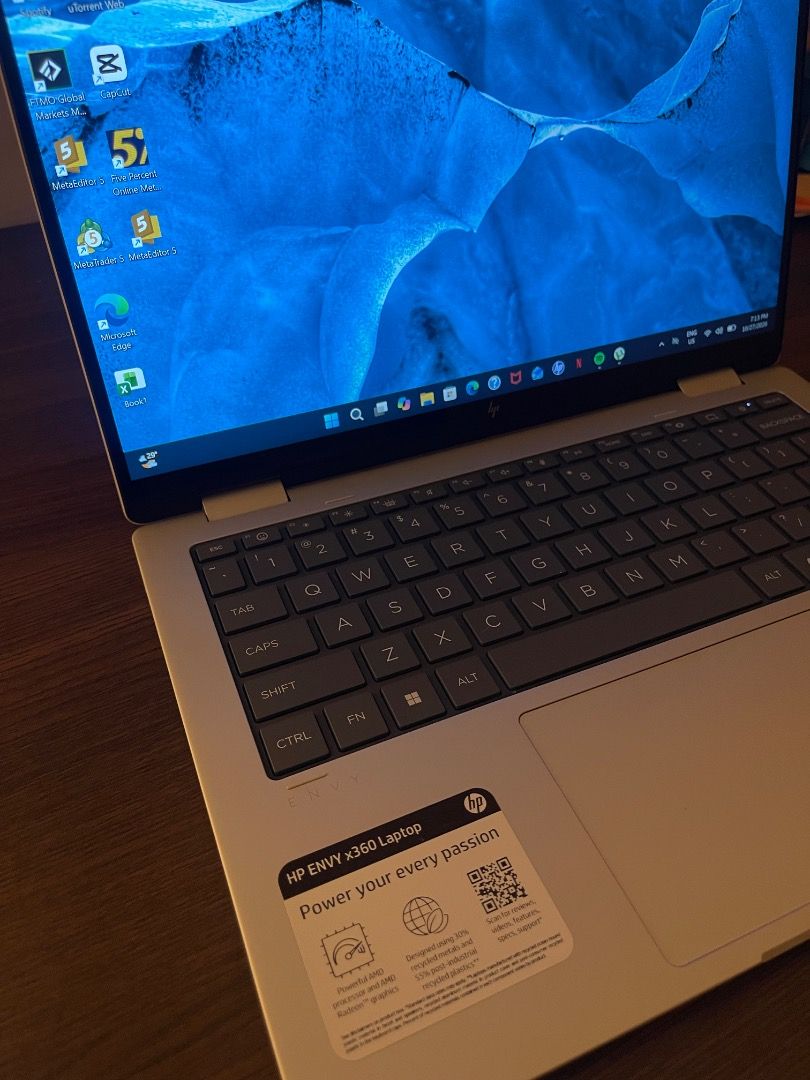 HP Ryzen 5 Touchscreen (Category: Laptops & Notebooks) located in Caloocan City. Submitted by xauchemist (Listing ID 1470674913, Image 1). Description: FOR SALE: Ryzen 5 8640HS Touchscreen Laptop — ₱30,000 ONLY! Slightly used Specifications: * ⚡ Processor: AMD Ryzen 5 8640HS (3.50 GHz) * 🧠 RAM: 16GB * 🎮 Graphics: AMD Radeon 760M Graphics * 💾 Storage: 512GB * 🖥️ Display: Touchscreen with 10-point touch and pen support * 💻 System: Windows 64-b