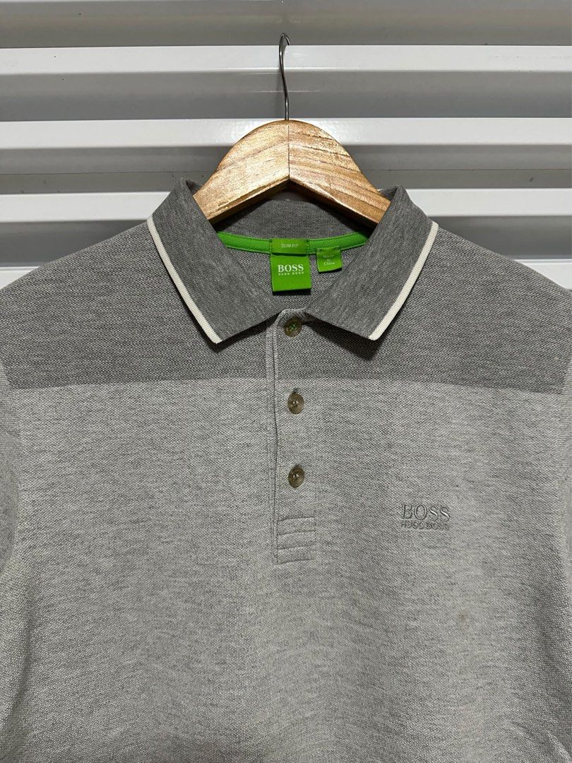 Hugo Boss - Poloshirt (slim fit) (Category: Tshirts & Polo Shirts ) located in Taytay. Submitted by blessedmf (Listing ID 1470564920, Image 2). Description: Condition: 10/10 Excellent condition Issue: none PM FOR MORE DEETS! You can also hit me on my socials: Instagram - @steezy_bone192o Facebook - Kian Masangcay STRICTLY NO REFUND, NO RETURN & NO EXCHANGE 💸MOP: GCASH / PAY MAYA / CASH Delivery within Metro Manila 🚛Shipping: LALAMOVE / JNT / LB