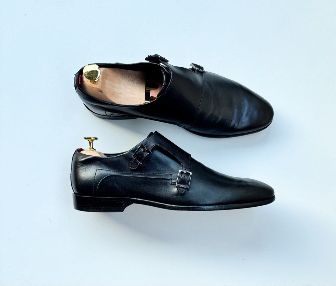Hugo Boss Double Monk Strap (Category: Dress Shoes) located in Davao. Submitted by LUXURY (Listing ID 1470639157, Image 1). Description: Hugo Boss Double Monk Strap Size 8.5 Pair only Visit my profile for more luxury items.