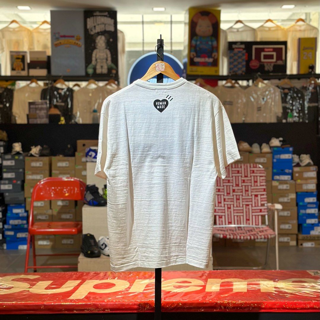 Human Made Graphic T-Shirt (HM32TE028) (Category: Tshirts & Polo Shirts ) located in Quezon City. Submitted by inside_plug (Listing ID 1470586545, Image 2). Description: For Sale Human Made Graphic Tee (hm32te028) White - large Brandnew Dm us to purchase.