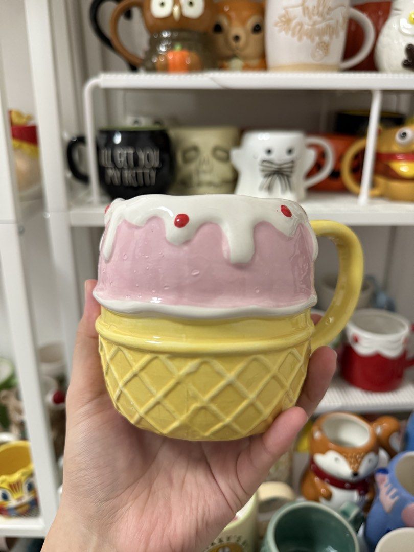 Ice Cream Cutie Mug (Category: Coffee & Tea Tableware) located in Quezon City. Submitted by fragilebabies (Listing ID 1470562443, Image 3). Description: Please be reminded that these mugs are mall pull-out items. Minor imperfections such as small chips, slight paint chips, crazing (fine hairlines), and other minor marks may be present and are considered normal for mall pull-out items. That said, most of our mugs are still in good condition. Any n