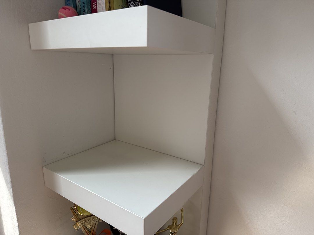 Ikea LACK White Wall shelf Unit, Furniture & Home Living, Furniture ...