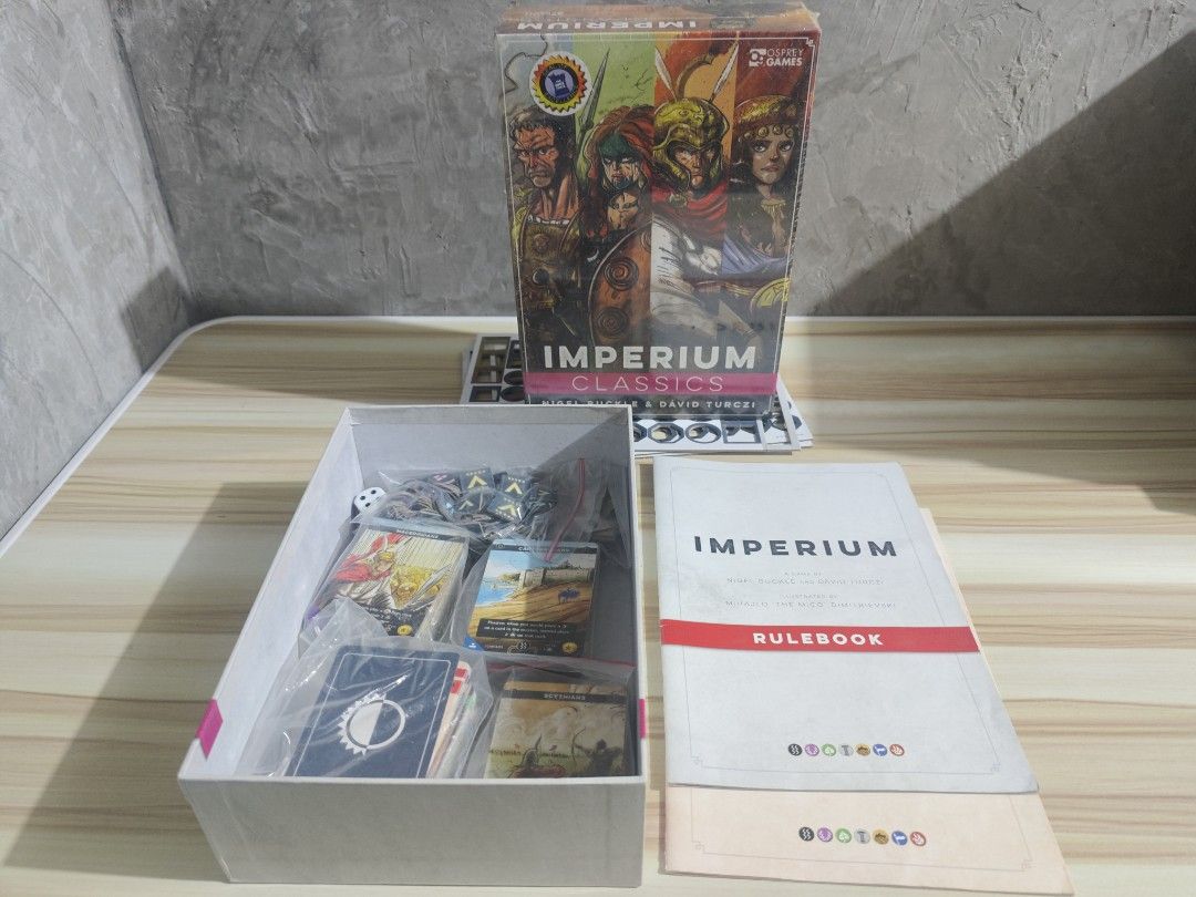 Imperium Classics Board Game (Category: Board Games & Puzzles) located in Antipolo. Submitted by kyohei_ikamaru (Listing ID 1470619160, Image 2). Description: > Complete and Very Good Condition.