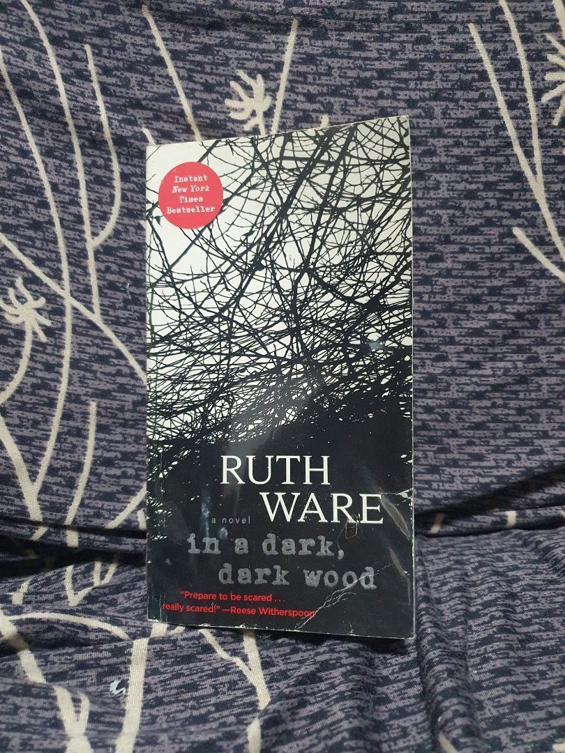 In a Dark, Dark Wood by Ruth Ware (Category: Storybooks) located in Bulacan. Submitted by anthony_b01 (Listing ID 1470616003, Image 1). Description: - In a Dark, Dark Wood by Ruth Ware - Mass Market Paperback - 30 pesos only Rfs: Decluttering space Location: SJDM, Bulacan Courier: Lalamove or J&T delivery.