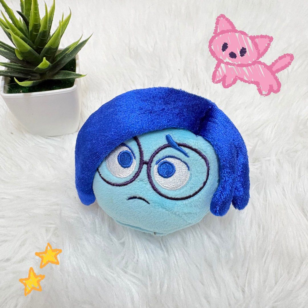 Inside Out 2 Sadness Plush Strap (Category: Plushies & Soft Toys) located in Bulacan. Submitted by chibitomo.nook (Listing ID 1470645046, Image 1). Description: ✿ pls manage your expectations, as these are surplus items (˶ᵔ ᵕ ᵔ˶) wysiwyg. first to pay basis mop: bank transfer ship via jnt starts @54 📍pampanga .