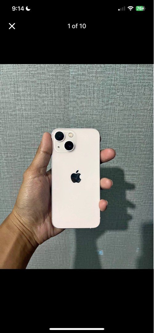 Ip13 mini (Category: iPhone 13 Series) located in Valenzuela. Submitted by prelovedthatshi (Listing ID 1470682164, Image 1). Description: IPHONE 13MINI 128GB FU(ANY SIM) UNLI RESET/NO HISTORY OF REPAIR 76BH(ORIGINAL PA KAYA MAKUNAT PAPO) FOR ONLY 8000 Shipment via lbc jnt via maya/gcash/ maribank payment NEGOTIABLE BASTA KUNIN KAGAD.