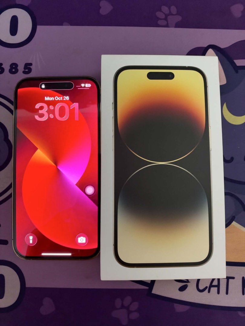 iPhone 14 Pro (Category: iPhone 14 Series) located in Marikina City. Submitted by vince2297 (Listing ID 1470740527, Image 2). Description: FOR SALE: iPhone 14 Pro 128GB ✨ Open Line (No SIM Restrictions) ✨ Lady-Owned ✨ Never Opened or Repaired ✨ No Issues, Everything Works! Phone Details: • 128GB storage • 76% Battery Health, but still lasts a full day on a full charge with normal use • Used with a case and screen protector since day one • Fully f