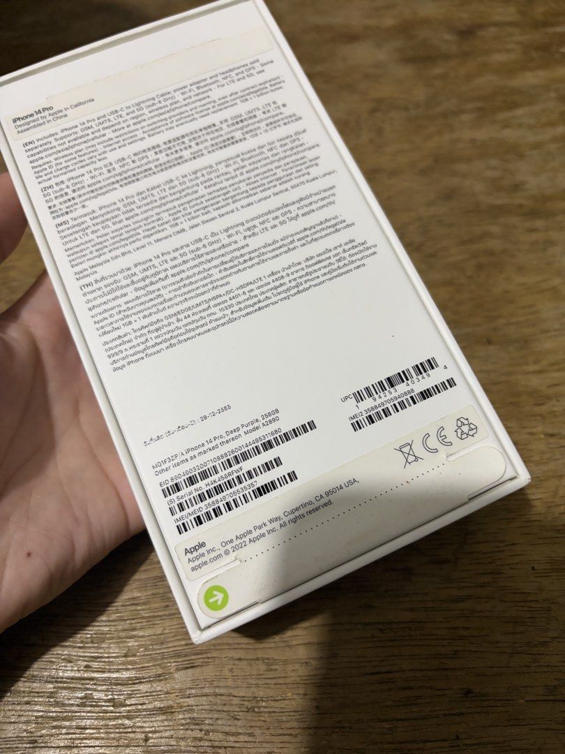 iPhone 14 Pro 256gb (Category: iPhone 14 Series) located in Manila. Submitted by aashopp (Listing ID 1470649284, Image 3). Description: Good as new! BH: 76% 256gb PM FOR MORE INFO! .
