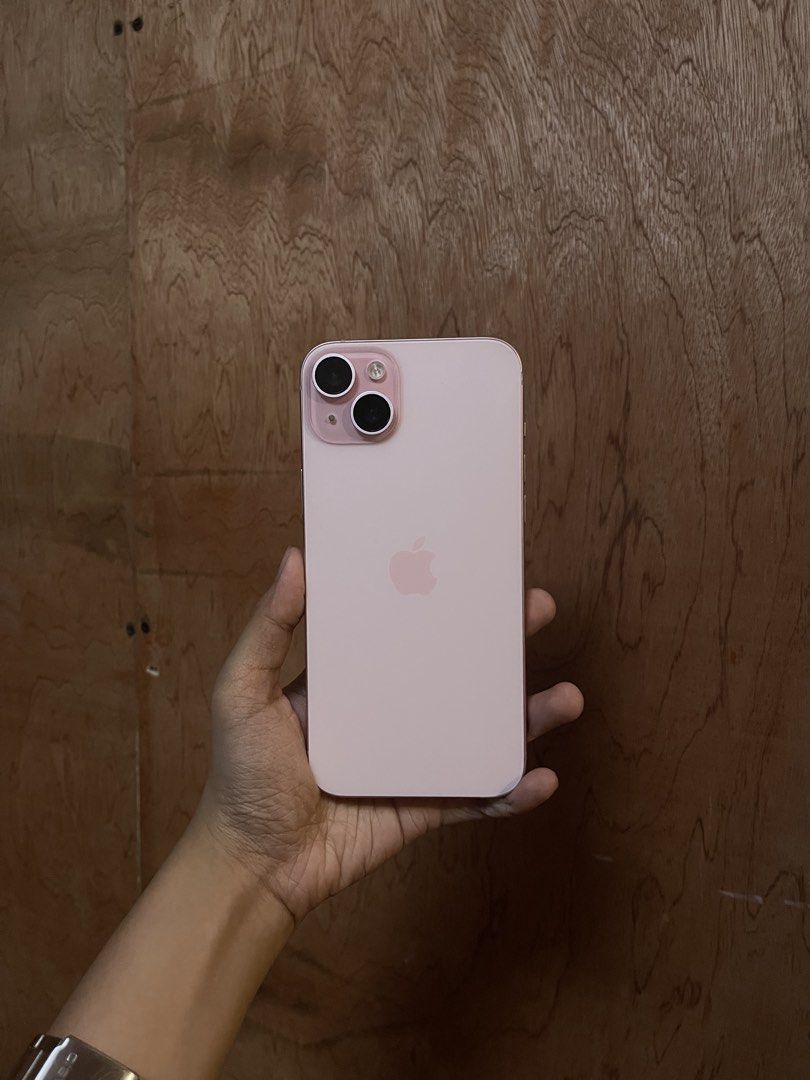 iPhone 15 Plus Pink (Category: iPhone 15 Series) located in Los Banos. Submitted by lilyofvalleyx (Listing ID 1470742253, Image 1). Description: FOR SALE ‼️ IPHONE 15 Plus 128GB - Pink - Good condition - 79% Battery Health (never been replaced) - Face id and true tone working - No history of Repair 📍Los Baños / Pagsanjan / Sta Cruz / SM Calamba Laguna 📍Cubao Gateway (weekends) MOP: CASH/GCASH/BANK TRANSFER.