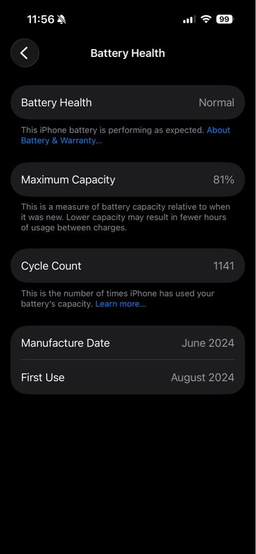 Iphone 15 pro (Category: iPhone 15 Series) located in Bulacan. Submitted by lovedthingsetc (Listing ID 1470680675, Image 3). Description: - Model: iPhone 15 Pro - Storage: 128GB - Color: Natural Titanium - Battery Health: 81% - Condition: Pre-owned, well-maintained - Meetup Location: Robinsons Place Malolos - Delivery: Shipping available (SF c/o buyer).