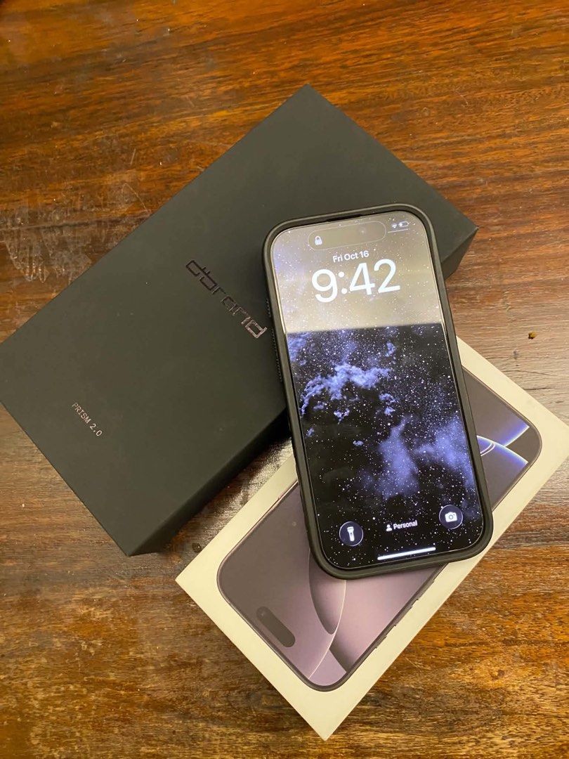 IPHONE 16 PRO (Category: iPhone 16 Series) located in Lingayen. Submitted by jayteeeezy (Listing ID 1470608606, Image 1). Description: US variant 99% battery health 16 pro 128gb No history of repair No dents With Case worth 6k secret lab With orig cord hnd nagamit With box OPEN FOR MEETUPS OR SHIPPING (JNT, JRS or LBC) 📍Lingayen, Pangasinan.