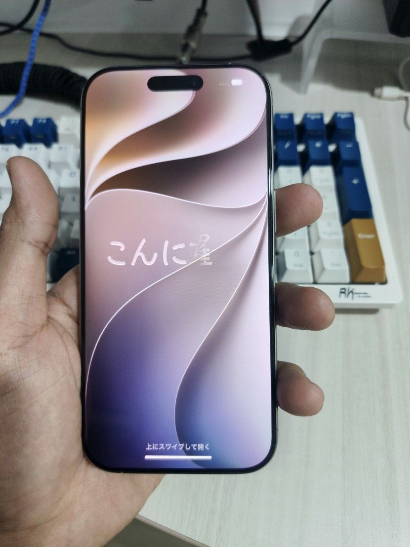 Iphone 16 pro (Category: iPhone 16 Series) located in Makati City. Submitted by kevinlim845 (Listing ID 1470664781, Image 1). Description: 93% battery life with free case unit is 99% smooth. The LCD replaced by beyond the box due to deadpixel, because of warranty they already replace it with genuine part. Scan all you want purchased at bgc still have the photo of the receipt. Meet up in Makati. Check it all upon meet up rfs need an upgrade.