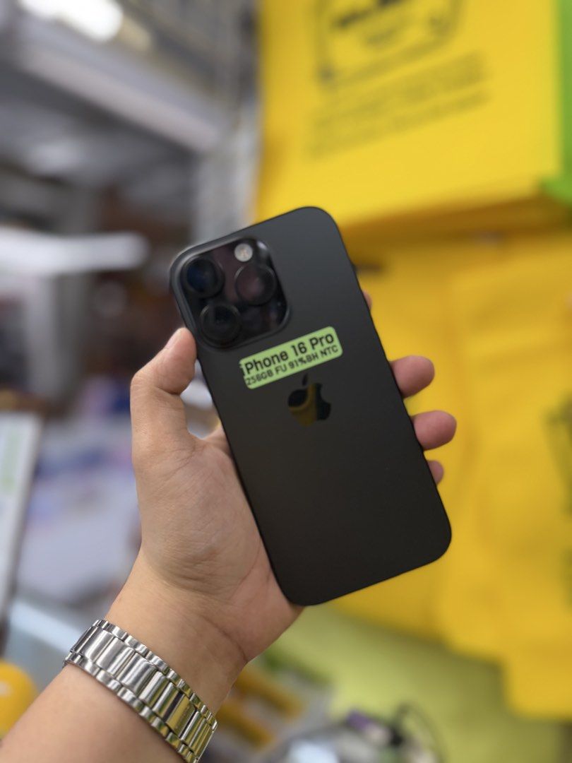 Iphone 16 Pro 256GB 91bH no issues Openline NTC approved (Category: iPhone 16 Series) located in San Juan City. Submitted by najihahtelecomshop2018 (Listing ID 1470670023, Image 1). Description: Legit Store | Original unit FOR SALE | TRADE / SWAP ▫️INSTALLMENT thru: 🔸Credit Card (straight / installment) 🔸Ggives / Gcredit + 6% interest 🔸Spay Later + 6% interest (RFS: Buy and Sell any kinds of Gadgets) Description: iPhone 16 Pro 256GB ( other GB