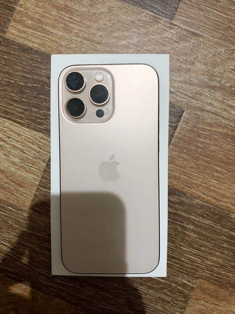 Iphone 16 Pro Max 256gb Desert Titanium (Category: iPhone 16 Series) located in Quezon City. Submitted by piacakes (Listing ID 1470620949, Image 1). Description: Iphone 16 Promax 256gb Desert Titanium Bought May 2025 @ Powermac (with receipt pa) All working, no issues With box, same imei.