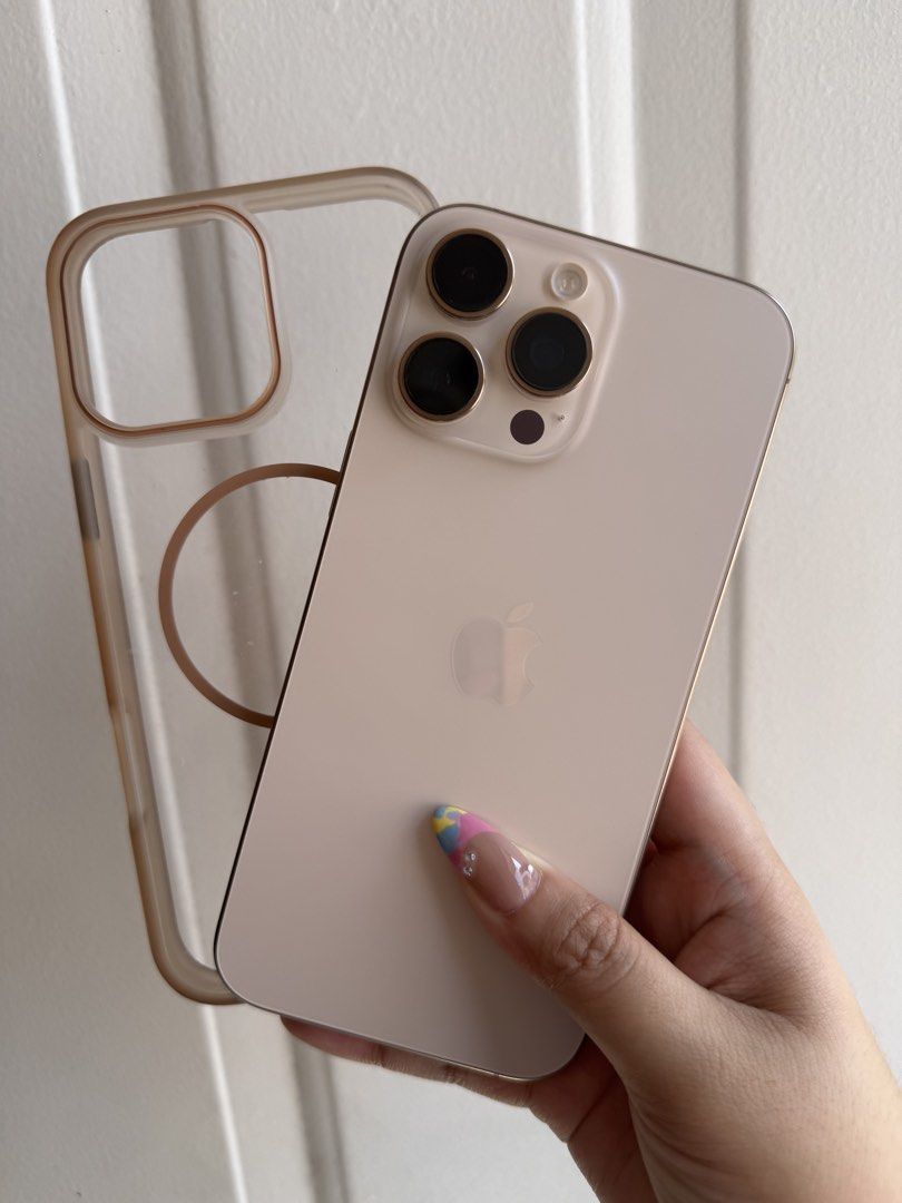 Iphone 16 pro max 512gb 90bh (Category: iPhone 16 Series) located in Cavite. Submitted by mchrstl (Listing ID 1470578605, Image 1). Description: FOR SALE ONLY! IPHONE 16 PRO MAX 512gb🤩✨ Desert Titanium F.U (unli reset) 90% Battery Health 808 CC NTC APPROVED Unit, replacement box & case No Issue, all working Auto pass sa barat. Not rush😉 💰50k Dasma area PM📩.