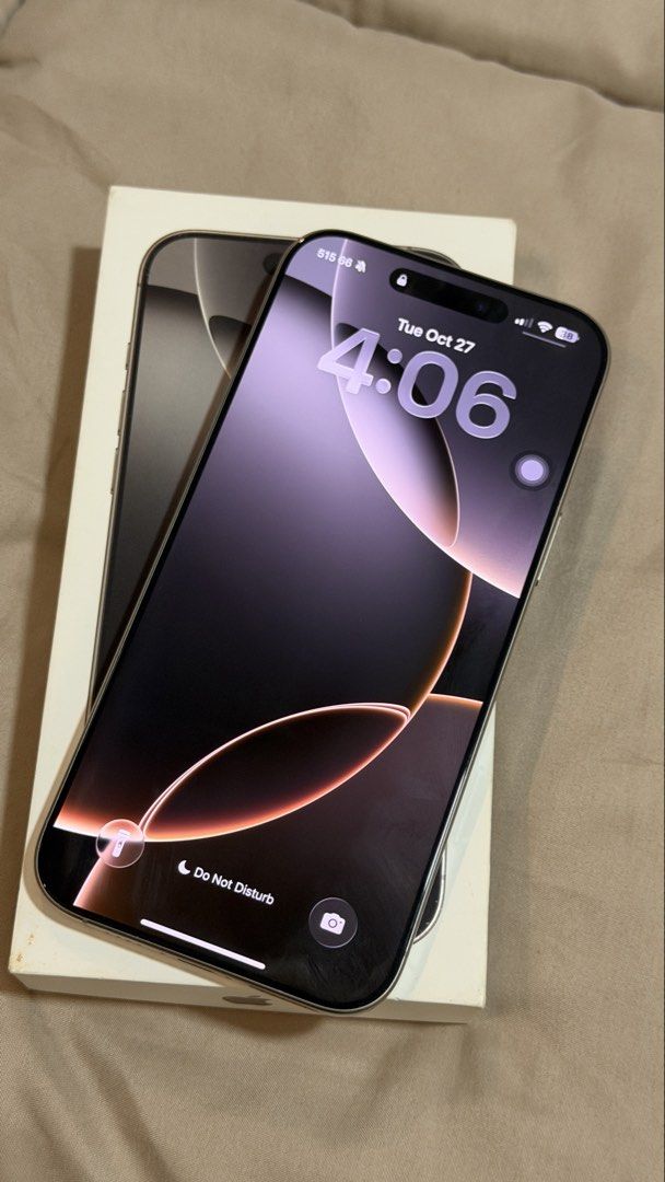 iPhone 16 Pro Max Natural Titanium 256GB (Category: iPhone 16 Series) located in Tanay. Submitted by prelovedby.nix (Listing ID 1470629715, Image 1). Description: - Original bought it from Beyond the Box - Comes with Box only - No scratches, or dents - No issues - All working RFS: will upgrade.