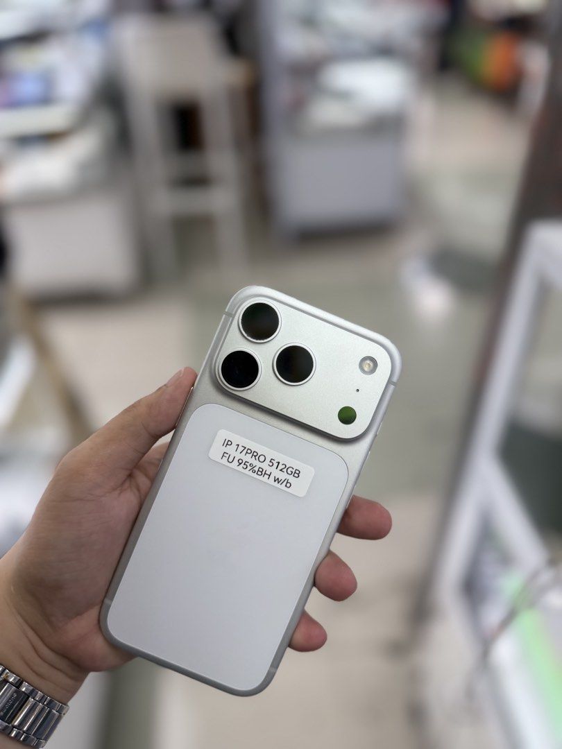 IPhone 17 Pro 512GB 95BH NTC approved Openline no issues (Category: iPhone 17 Series) located in San Juan City. Submitted by najihahtelecomshop2018 (Listing ID 1470682450, Image 2). Description: Legit Store | Original unit FOR SALE | TRADE / SWAP ▫️INSTALLMENT thru: 🔸Credit Card (straight / installment) 🔸Ggives / Gcredit + 6% interest 🔸Spay Later + 6% interest (RFS: Buy and Sell any kinds of Gadgets) Description: iPhone 157 Pro 512GB ( other G