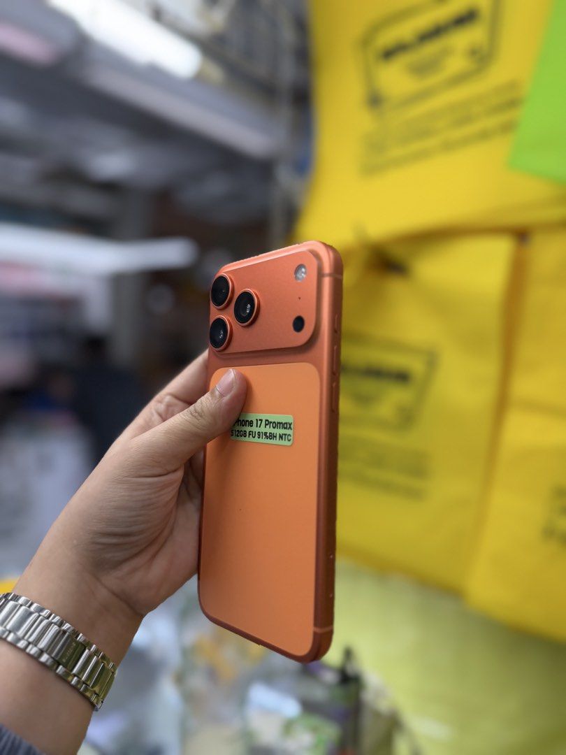 IPhone 17 Promax 512GB 91BH no issues Openline NTC approved (Category: iPhone 17 Series) located in San Juan City. Submitted by najihahtelecomshop2018 (Listing ID 1470681165, Image 2). Description: Legit Store | Original unit FOR SALE | TRADE / SWAP ▫️INSTALLMENT thru: 🔸Credit Card (straight / installment) 🔸Ggives / Gcredit + 6% interest 🔸Spay Later + 6% interest (RFS: Buy and Sell any kinds of Gadgets) Description: iPhone 17 Promax 512GB ( ot
