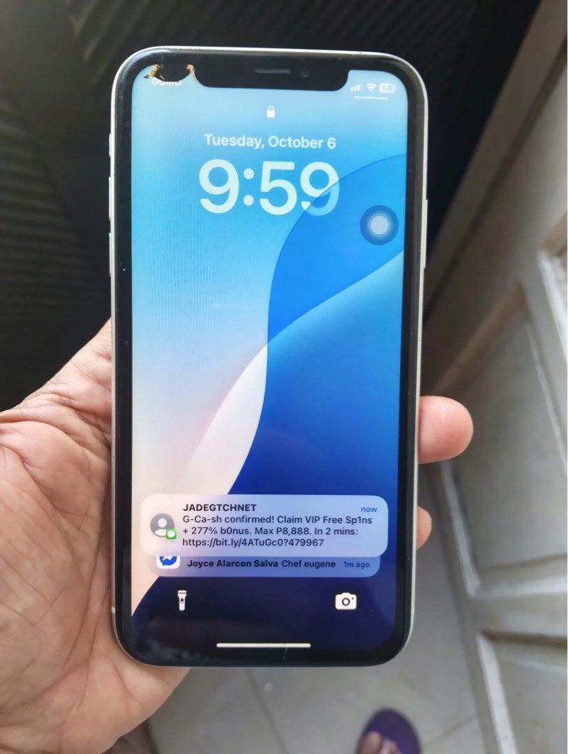 Iphone xr 64 factory unlock (Category: iPhone X Series) located in Quezon City. Submitted by kimchiman28 (Listing ID 1470567728, Image 3). Description: Im selling my extra phone iphone xr 64 Factoty unlock any sim will do Issue: just check all the picture andyan na issue niya. Can reset all the time Dm sa may gusto. Open swap basta add kayo cash. Salamat.