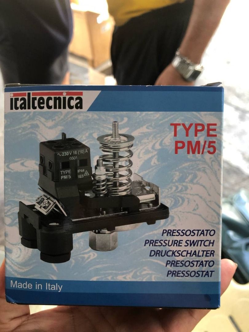 Italtechnica Pressure Switch Specs : 40-60psi (Category: Everything Else Others) located in Manila. Submitted by joeyroque09 (Listing ID 1470596182, Image 2). Description: Italtechnica Pressure Switch Specs : 40-60psi.