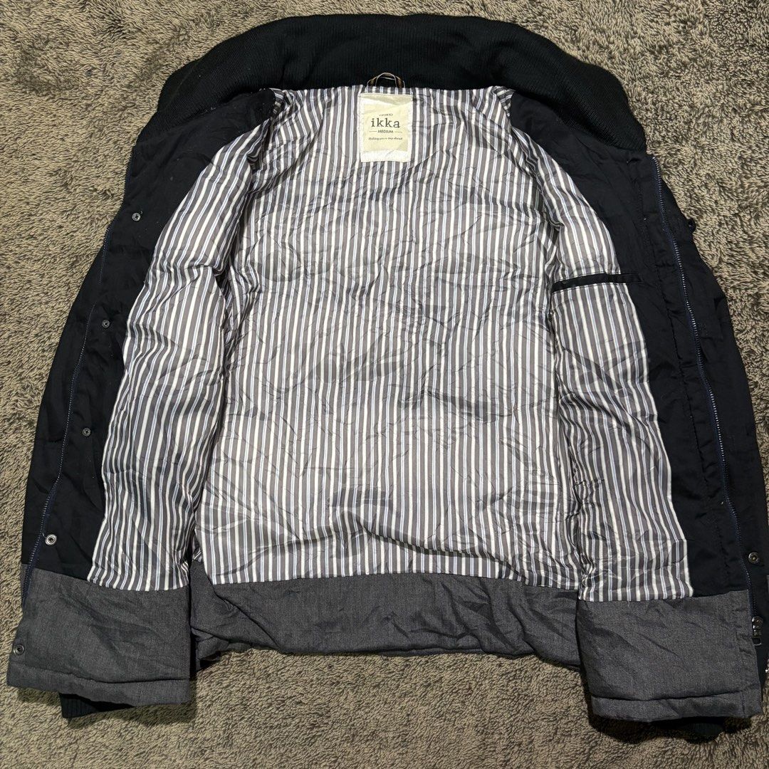 Japanese Casual Puffer Jacket (Category: Coats, Jackets and Outerwear) located in La Trinidad. Submitted by lygin (Listing ID 1470710271, Image 3). Description: Price : 100 Pesos Brand : Ikka Type : Japanese Casual Puffer Jacket Size: Medium Width : 21” Length : 27” Condition : Excellent/Like New Color rate : 10/10 PS : High Quality Buttons And Material sobrang comfy ng inner lining nya 👌 - Color May Vary Due To Lightings.
