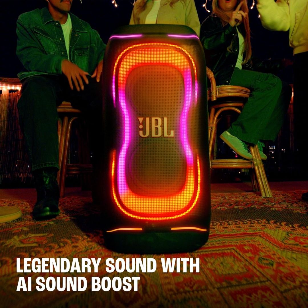 JBL PartyBox 330 Portable Wireless Party Speaker (Category: Soundbars, Speakers & Amplifiers) located in Manila. Submitted by random_94 (Listing ID 1470614965, Image 2). Description: Technical Specifications Signal-to-Noise Ratio > 80dB Frequency Response 40 Hz – 20 kHz(-6dB) Transducer - Tweeter (Inch) 2 × φ 1' PEN dome tweeters Transducer - Tweeter (mm) 2 × φ 25mm PEN dome tweeters Transducer - Woofer (Inch) 2 × φ 6.5' -Effective woofers Transd