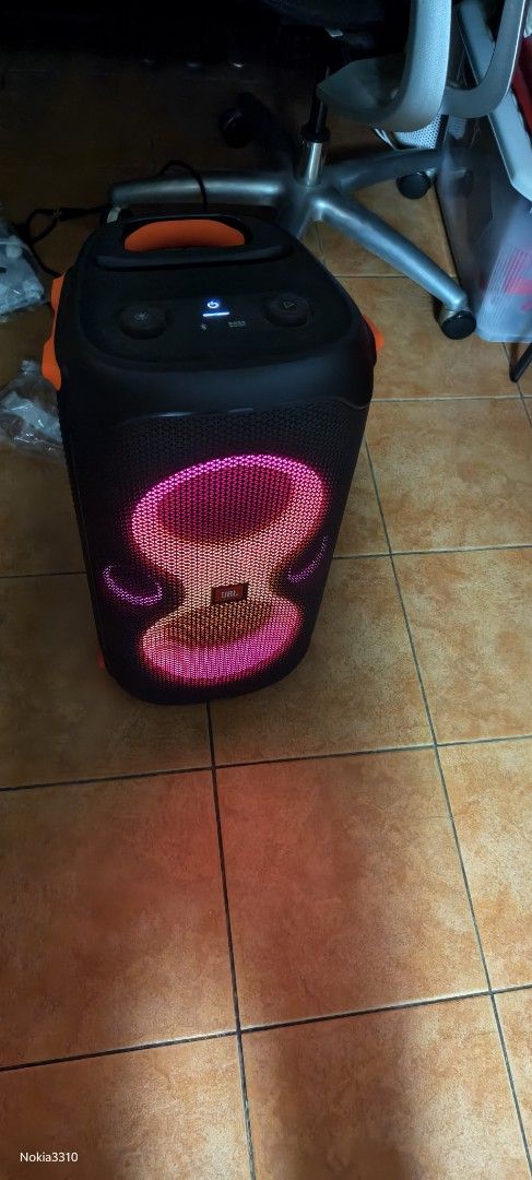 JBL PartyBox Club 110 Bluetooth Speaker (Category: Soundbars, Speakers & Amplifiers) located in Pasig City. Submitted by kuyavictory (Listing ID 1470647285, Image 2). Description: - JBL PartyBox Club 120 Bluetooth party speaker in great working condition - Delivers loud, powerful sound output ideal for indoor and outdoor hangouts - Features deep bass mode and dynamic LED light shows pulsing through the front grille - Top control panel equipped wi