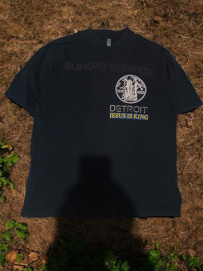 JESUS IS KING (Category: Tshirts & Polo Shirts ) located in Caloocan City. Submitted by krispythrift082828 (Listing ID 1470596099, Image 1). Description: AUTHENTIC LARGE ON TAG CAN FIT UP TO XL MINIMAL HAIRLINES NO PINHOLE NO STAIN.