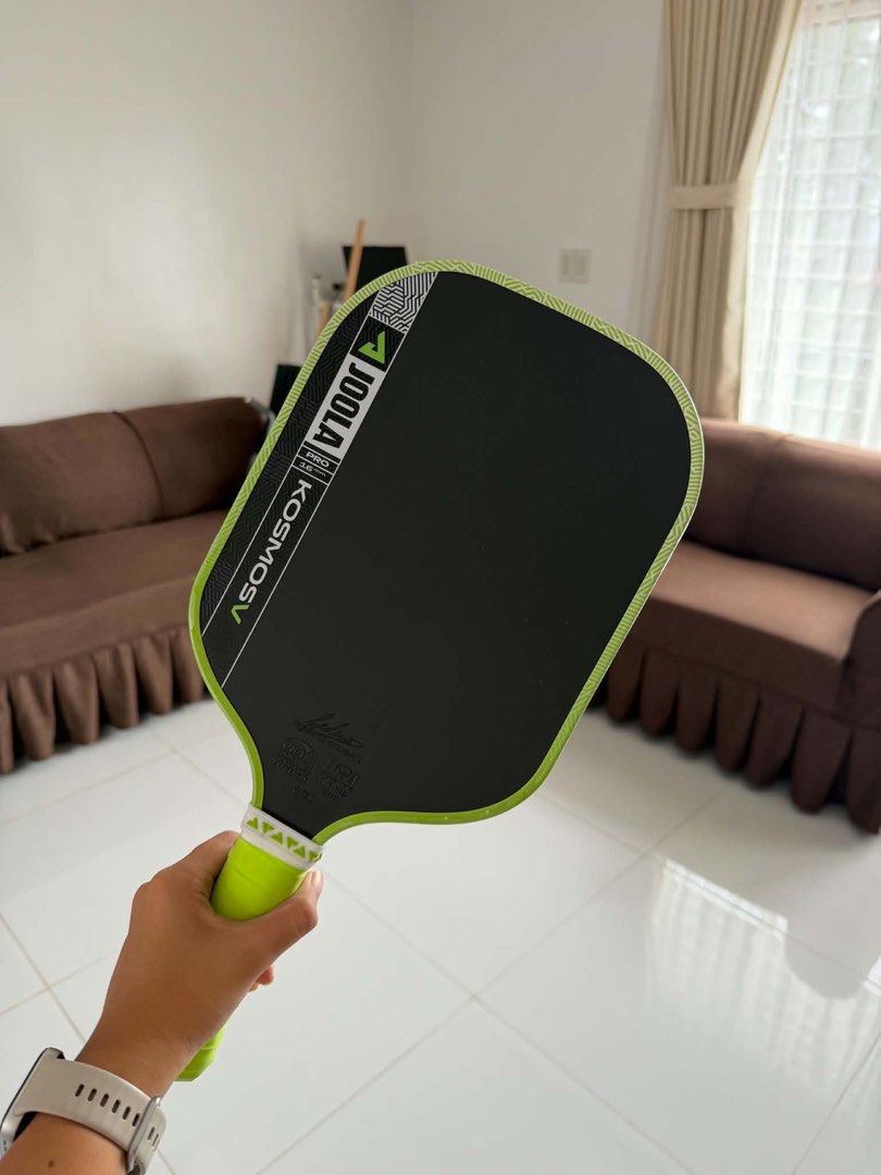 JOOLA KOSMOS PRO V (Category: Other Sports Equipment and Supplies) located in Padre Garcia. Submitted by chelle1313 (Listing ID 1470596874, Image 2). Description: ‼️Selling my JOOLA Kosmos Pro V‼️ - Bought last September 24 - Warranty is until September 26 - Used less than 5 times - With paddle cover, edge tape and grip RFS: Bought a new paddle Location: Padre Garcia, Batangas PM me for more info!.