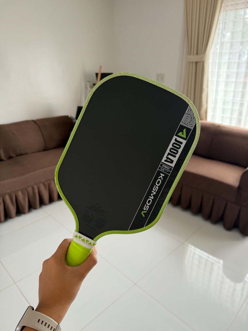 JOOLA KOSMOS PRO V (Category: Other Sports Equipment and Supplies) located in Padre Garcia. Submitted by chelle1313 (Listing ID 1470596874, Image 1). Description: ‼️Selling my JOOLA Kosmos Pro V‼️ - Bought last September 24 - Warranty is until September 26 - Used less than 5 times - With paddle cover, edge tape and grip RFS: Bought a new paddle Location: Padre Garcia, Batangas PM me for more info!.