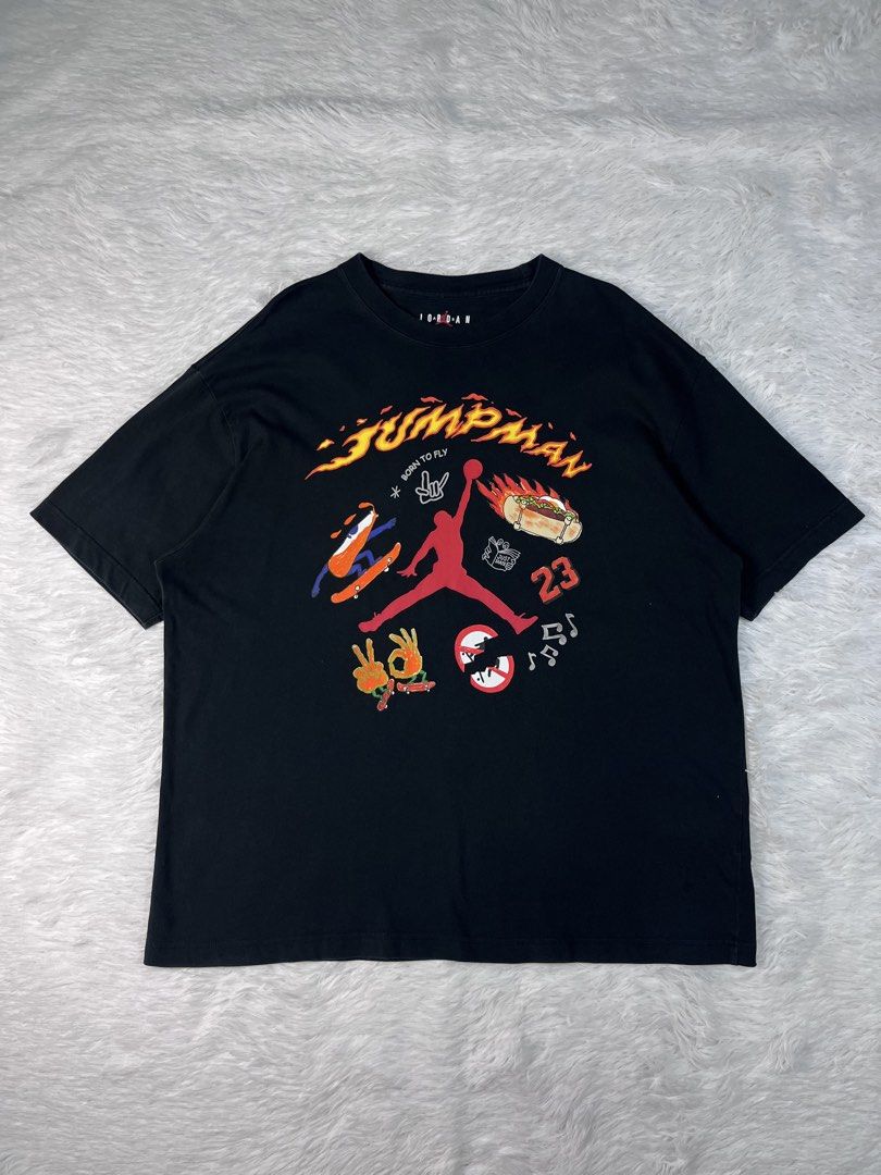 JORDAN (Category: Tshirts & Polo Shirts ) located in Manila. Submitted by bagayanagi11491 (Listing ID 1470583285, Image 1). Description: Excellent Condition Size: L-XL Dimes: 23x28 Issue: None Solid as new.