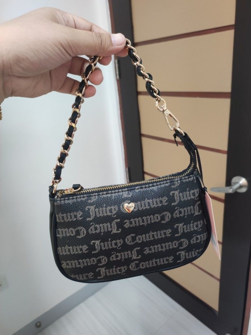 Juicy Couture Mono Pouch / Mini Hand Bag (Category: Purses & Pouches) located in Bulacan. Submitted by finefindstuffbykdc_ (Listing ID 1470616860, Image 1). Description: Onhand Pinas.