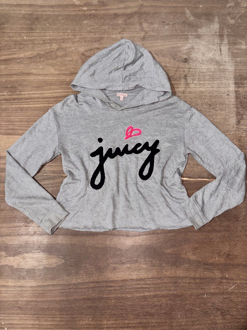 Juicy Couture Y2K Crop PullOver Hoodie (Category: Coats, Jackets and Outerwear) located in Manila. Submitted by erxm.thrift (Listing ID 1470708134, Image 1). Description: .