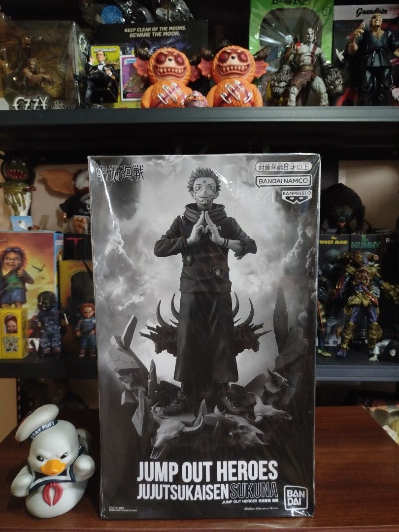 JUMP OUT SERIES SUKUNA (Category: Figurines & Statues) located in Manila. Submitted by aj1nn (Listing ID 1470714143, Image 1). Description: MISB ✅ PVC MATERIAL ✅.