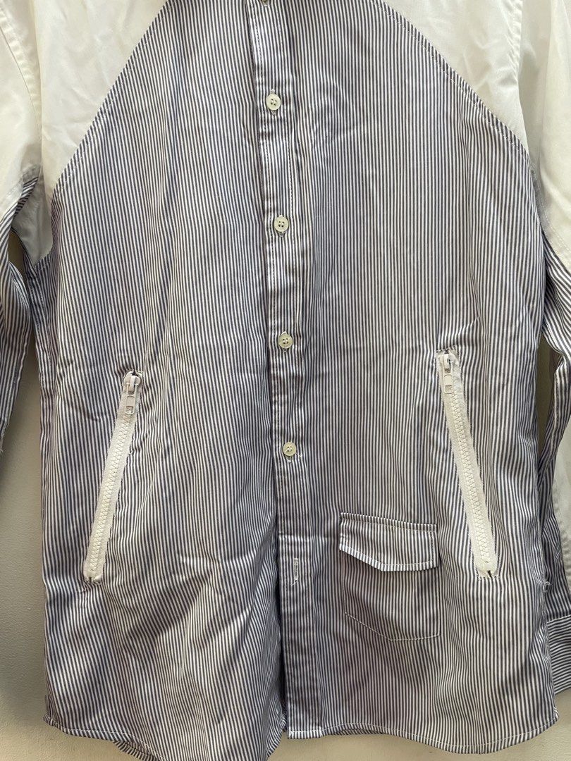 Junya Watanabe Raglan Paneled Shirt with side zip (Category: Formal Shirts) located in Manila. Submitted by rm0330 (Listing ID 1470600020, Image 2). Description: Junya Watanabe Raglan Paneled Shirt with side zip.