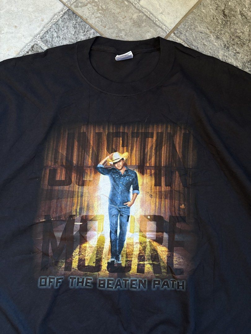 Justin Moore Off The Beaton Path Tour (Category: Tshirts & Polo Shirts ) located in Calamba. Submitted by manila.fits (Listing ID 1470650810, Image 2). Description: Justin Moore Off The Beaton Path Tour 2XL Width 26 Length 31 Good as new No issue.