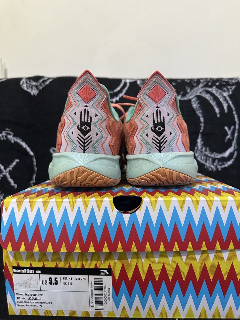 KAI 2 “SUN” US 9.5 (Category: Sneakers) located in Nasugbu. Submitted by diornght (Listing ID 1470561705, Image 2). Description: ANTA KAI 2 “SUN” Colorway Size: 9.5 US Used outdoors with original box 📍Nasugbu, Batangas 📦 LBC, J&T, Flash Express.