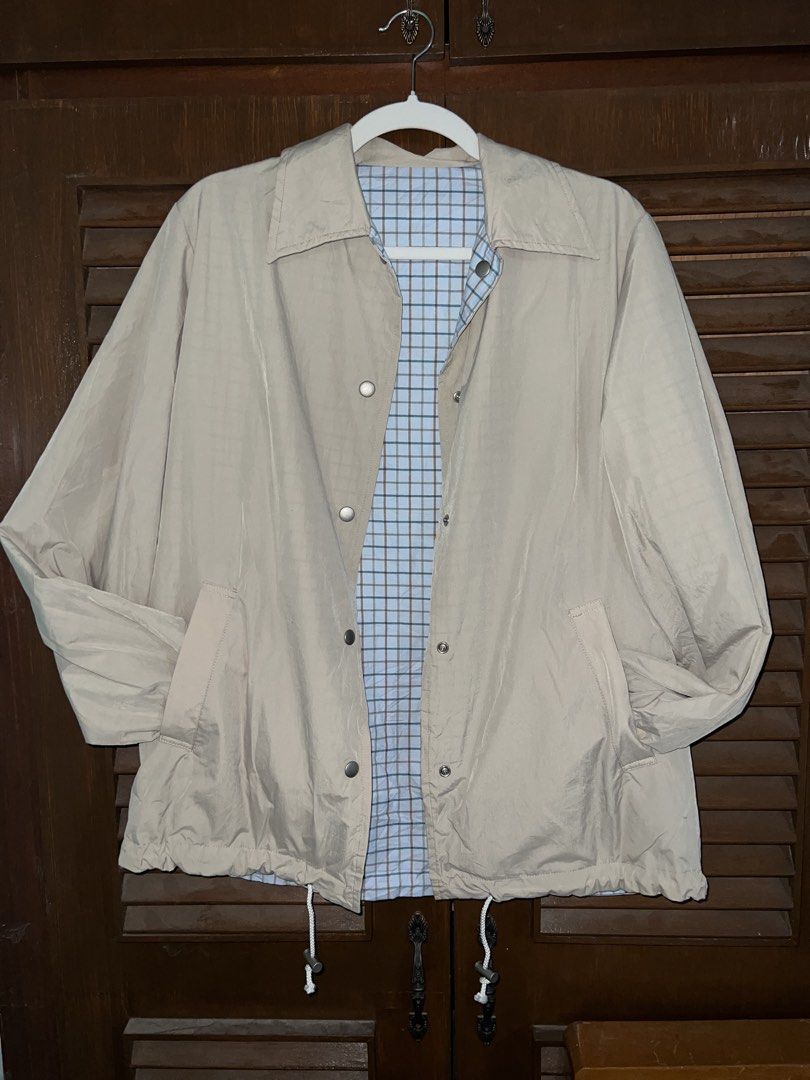 Keita Maruyama Reversible Coach Jacket Men (Category: Coats, Jackets and Outerwear) located in San Jacinto. Submitted by rex_finds (Listing ID 1470640416, Image 1). Description: Keita Maruyama Reversible Coach Jacket 100% Authentic 💯💯💯 Size: Large Dime: 17x26 inches Armpit to armpit: 22 inches wide Like new condition Made in Japan Price is negotiable Feel free to give a reasonable offer PM for more info.