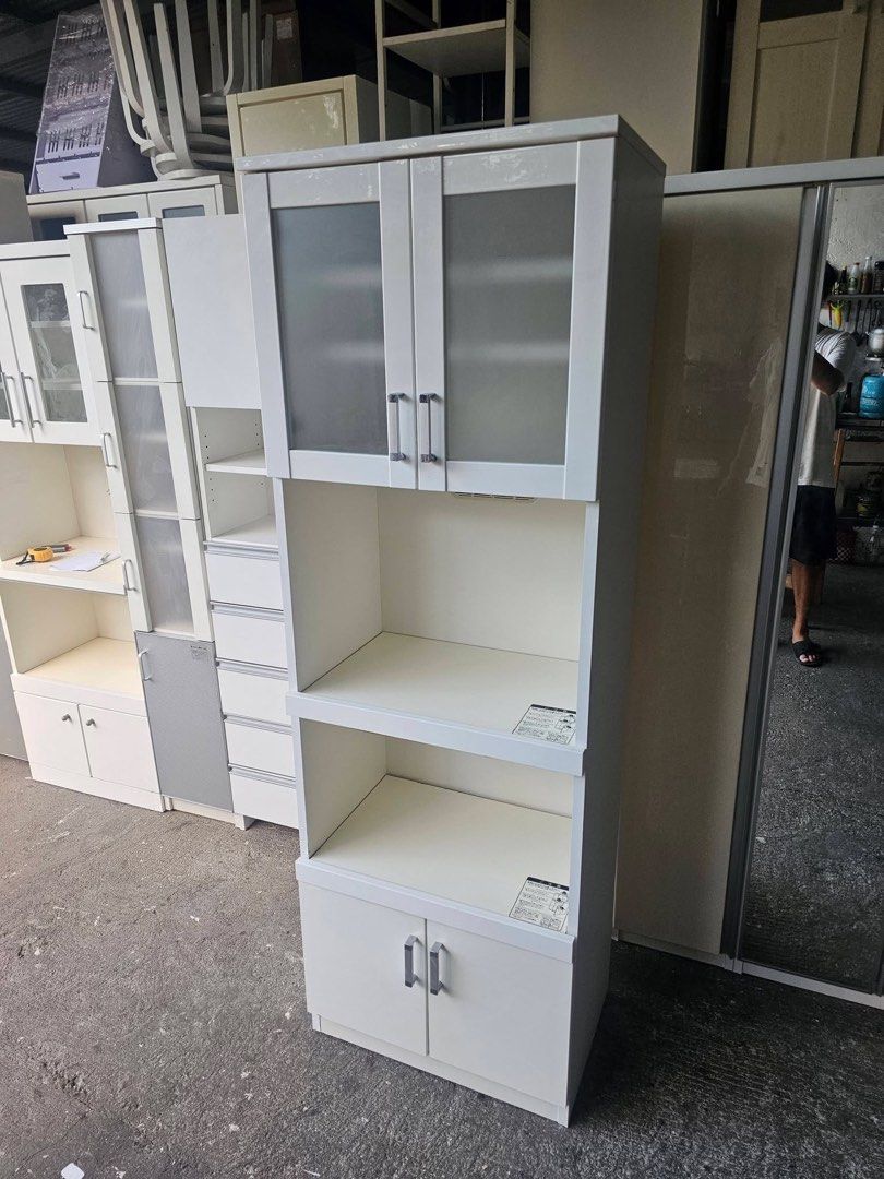 Kitchen Cabinet (DUCO) ‼️ (Category: Shelves, Cabinets & Racks) located in Quezon City. Submitted by ledamadel (Listing ID 1470742602, Image 3). Description: Kitchen Cabinet (DUCO) ‼️₱7800‼️ ✔L-23.5 H-71 W-16.5 inches 📏 ✔4 Doors,2 Shelfs & 2 Drawers 🗄 ✔Laminated 🔖 ✔️Socket Ready 🔌 ✔️Compress & Mdf Back! 💢 ✔Scratches As-is! 👌 Location: 40 Aplaya St Napocor Vill. Tandang Sora Quezon City. For inquiry please Pm us or Call. 09066885859 Please l